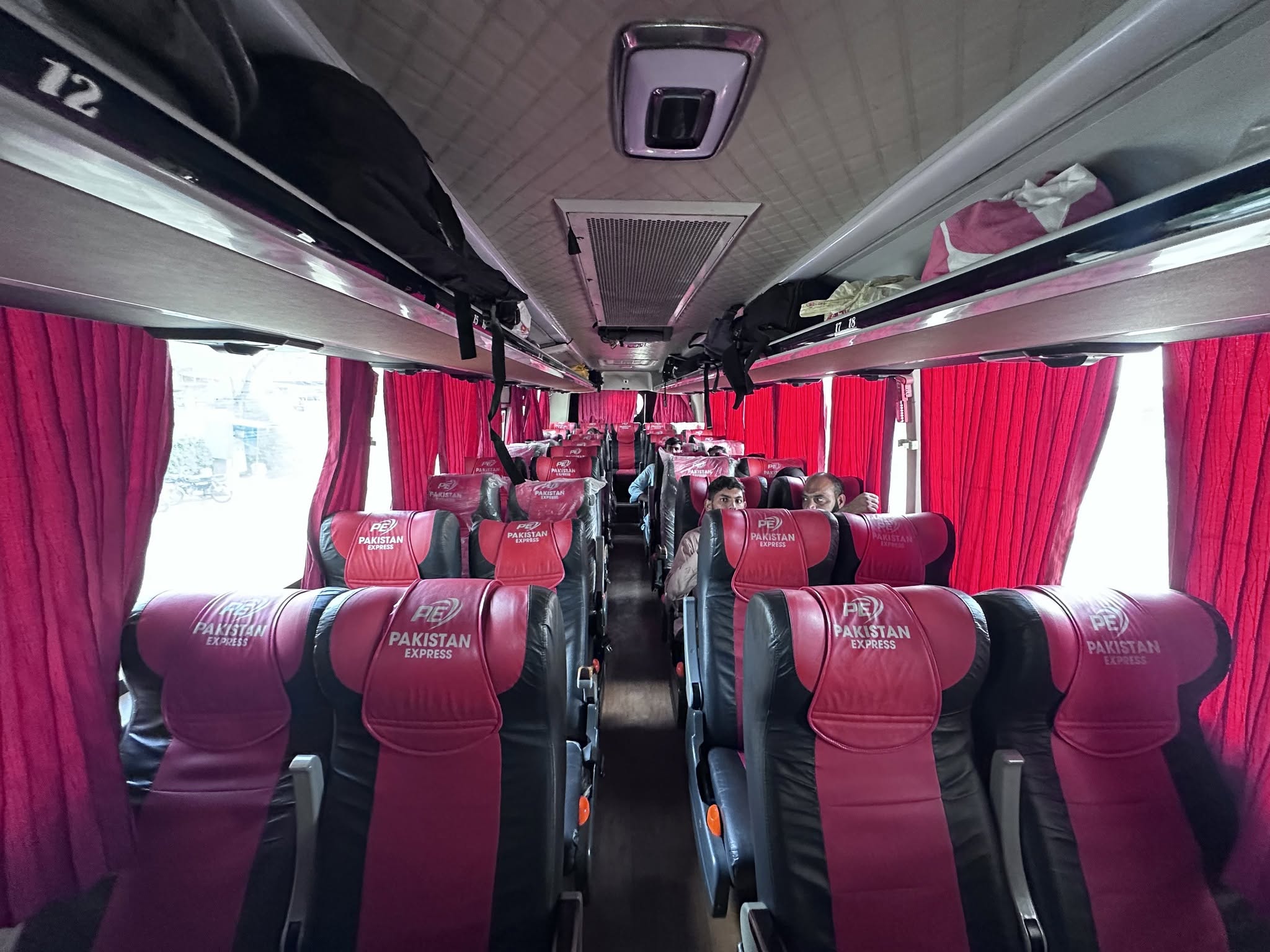 Business Class interior - reclining seats